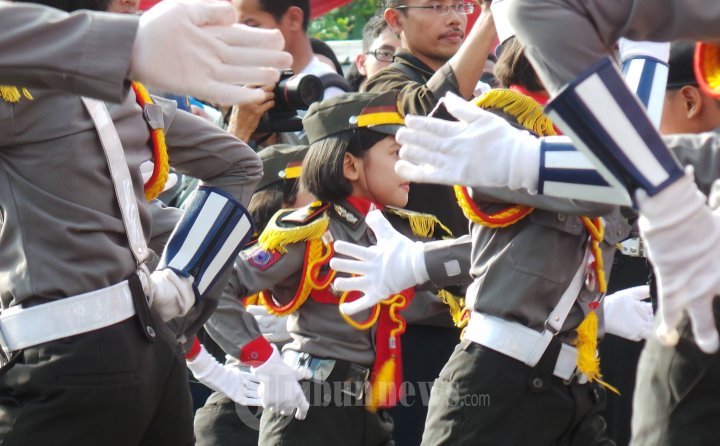 Ganjar Pranowo Pada Acara Gerakan Tertib Berlalu Lintas