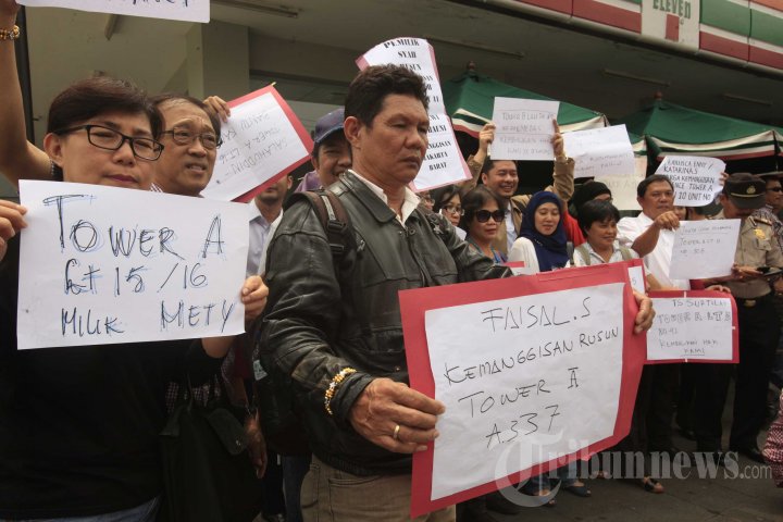 Demo Konsumen Apartemen Kemanggisan Residence