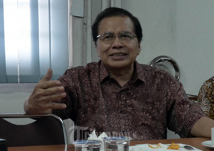 Rizal Ramli Berdiskusi Bersama Awak Tribun