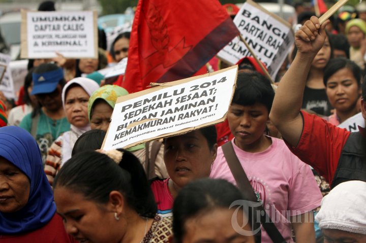 Unjuk Rasa Tolak Pemilu 2014