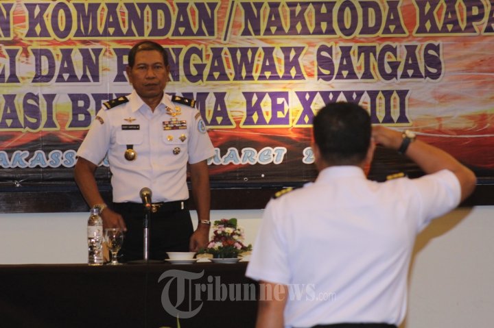 Kepala Bakorkamla Laksamana Pertama Roedy Santoso