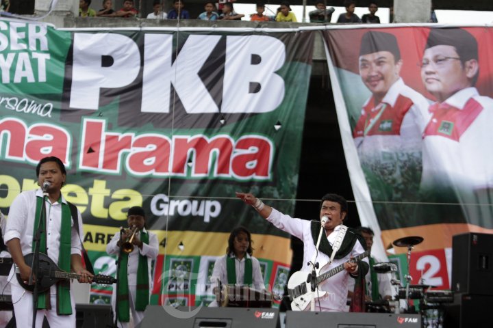 Muhaimin dan Rhoma Irama Jurkam Kampanye Partai PKB di Aceh