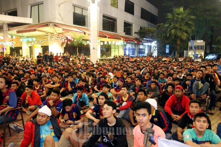 Nonton Bareng Barcelona vs Real Madrid di Summarecon