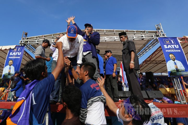 Kampanye Terbuka Partai Nasdem di Batam