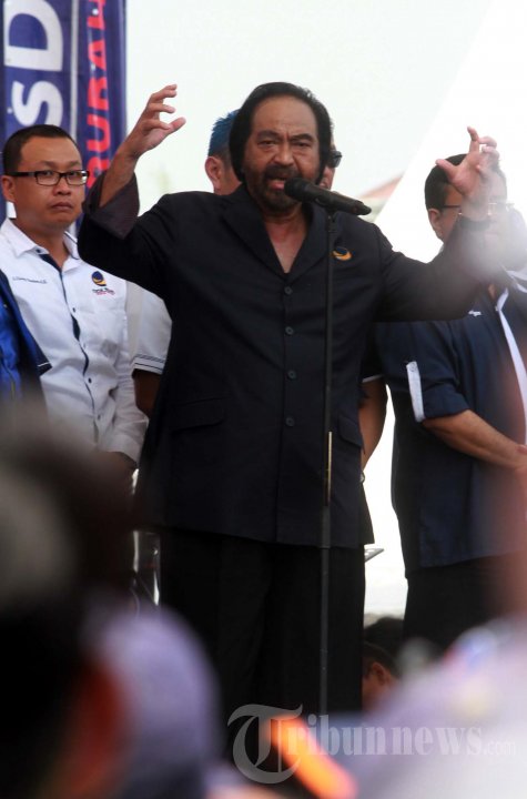 Surya Paloh Kampanye di Jakarta Utara