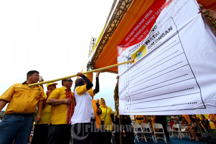 Agung Laksono Jurkam Kampanye Partai Golkar
