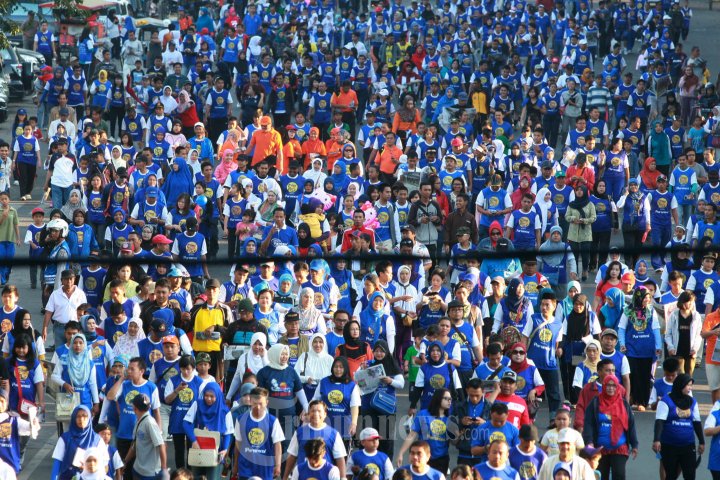 Walikota Terpilih Lepas Jalan Sehat Bersama Tribun Timur