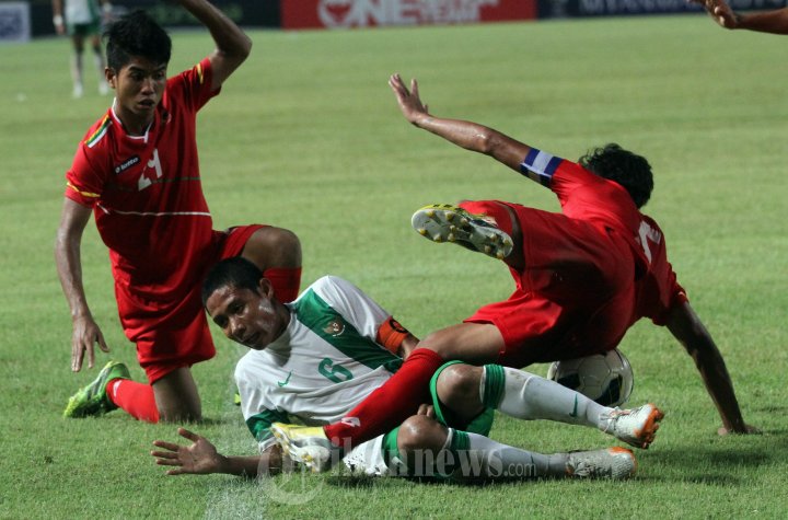 Laga Uji Coba Timnas Indonesia U19 vs Timnas Myanmar U19