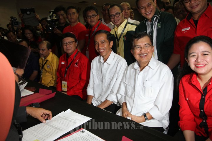 Usai Deklarasi Capres Jokowi-JK Daftar ke KPU