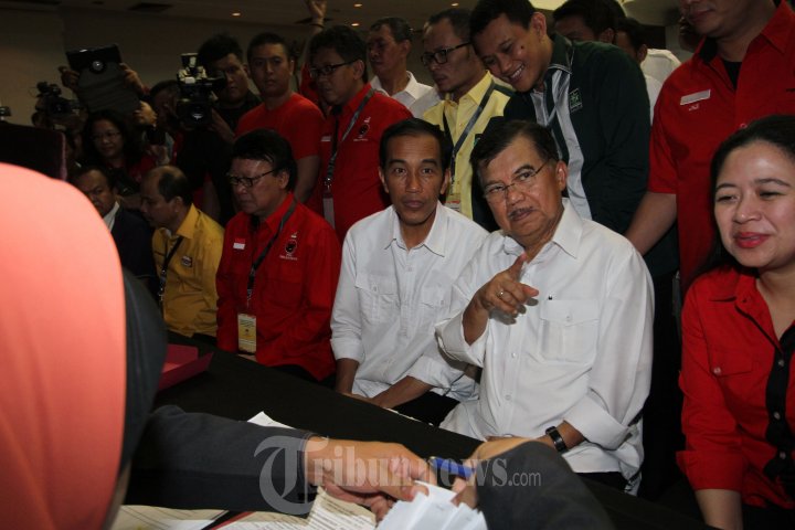 Usai Deklarasi Capres Jokowi-JK Daftar ke KPU