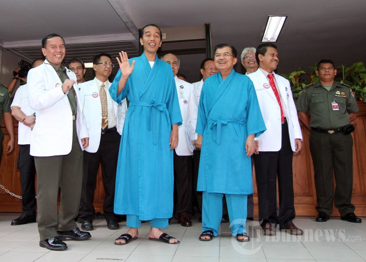 Jokowi-JK Periksa Kesehatan