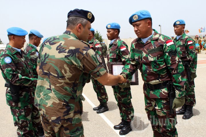 20 Prajurit TNI Satgas Indobatt Terima Penghargaan dari LAF