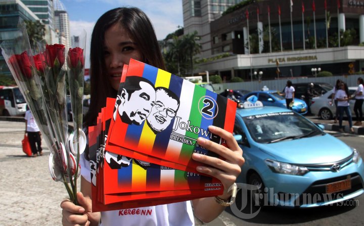 Aksi Simpatik Relawan Jokowi-JK