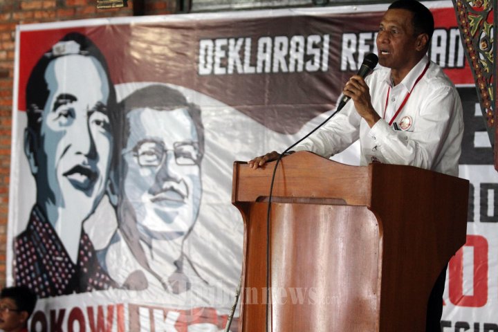 Marsekal Yopie Hadiri Deklarasi BETA Dukung Jokowi-JK