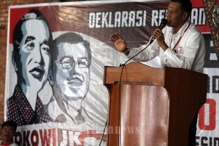 Marsekal Yopie Hadiri Deklarasi BETA Dukung Jokowi-JK