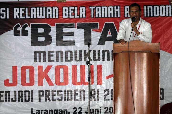 Marsekal Yopie Hadiri Deklarasi BETA Dukung Jokowi-JK