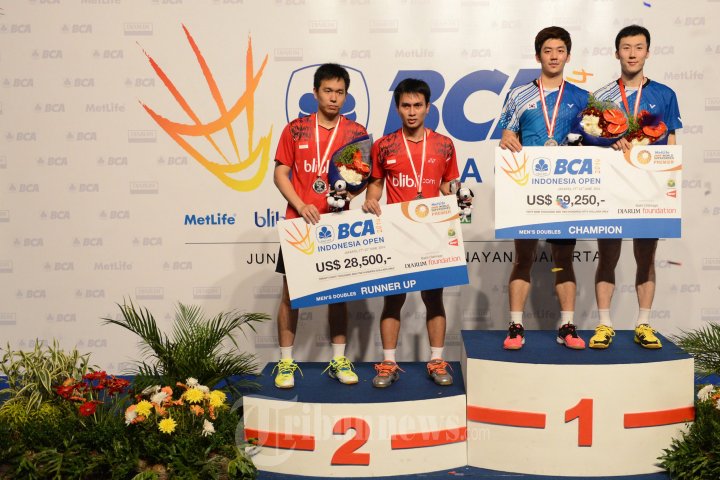 Ganda Putra Mohammad Ahsan/Hendra Setiawan Gagal Jadi Juara