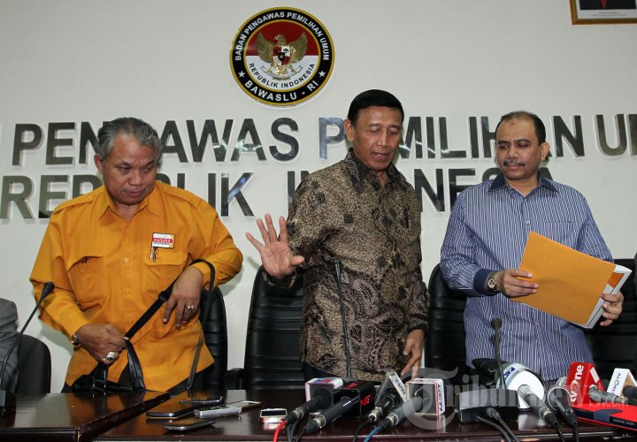 Wiranto Memenuhi Panggilan Bawaslu