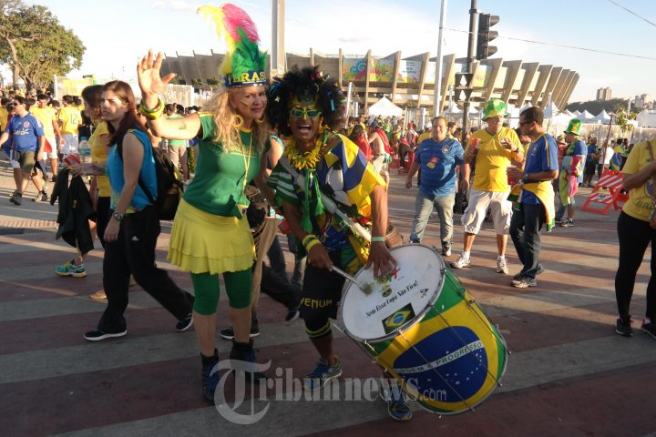 Suporter Brasil Gagal Masuk Stadion
