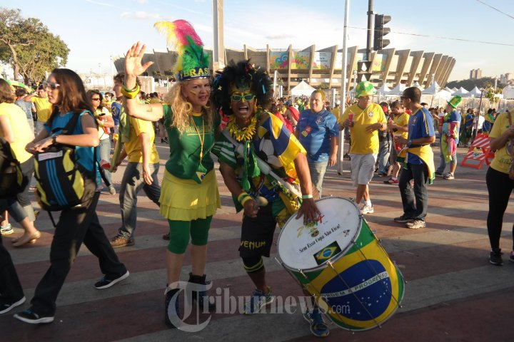 Suporter Brasil Gagal Masuk Stadion