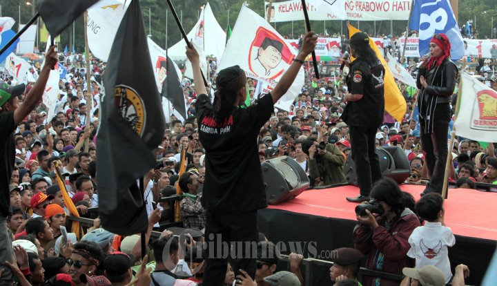 Pesta Rakyat Dukung Prabowo-Hatta