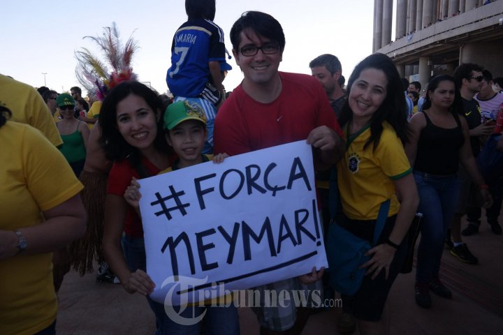 Simpati Untuk Kesembuhan Neymar Jr Brasil