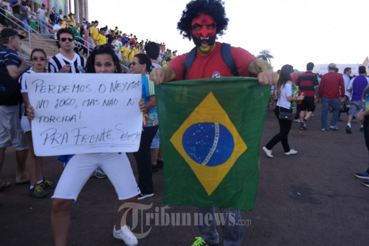 Simpati Untuk Kesembuhan Neymar Jr Brasil