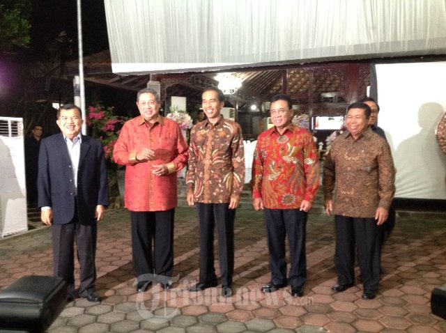 Pasangan Capres-Cawapres Jokowi-JK Bertemu Presiden SBY