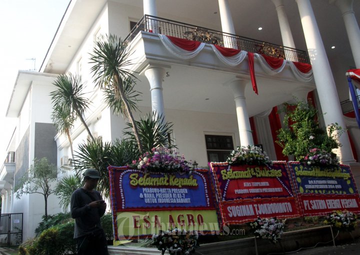 Karangan Bunga Ucapan Selamat Untuk Prabowo-Hatta di Polonia