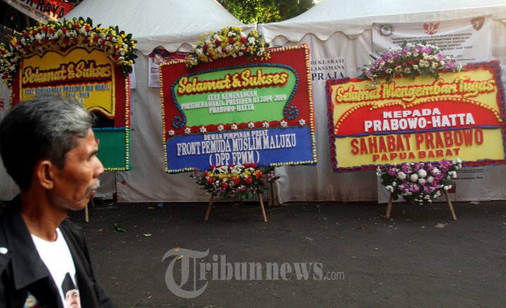 Karangan Bunga Ucapan Selamat Untuk Prabowo-Hatta di Polonia