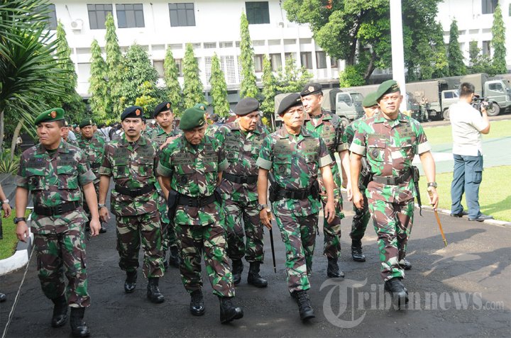 Panglima TNI Inspeksi Pasukan Pengamanan Pilpres 2014