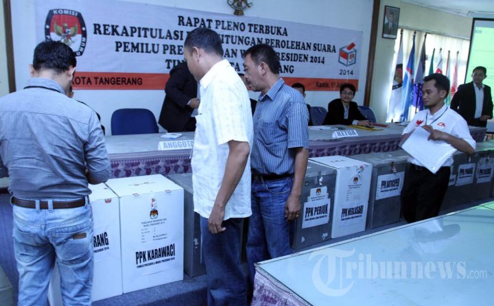 Penghitungan Suara Pilpres Kota Tangerang