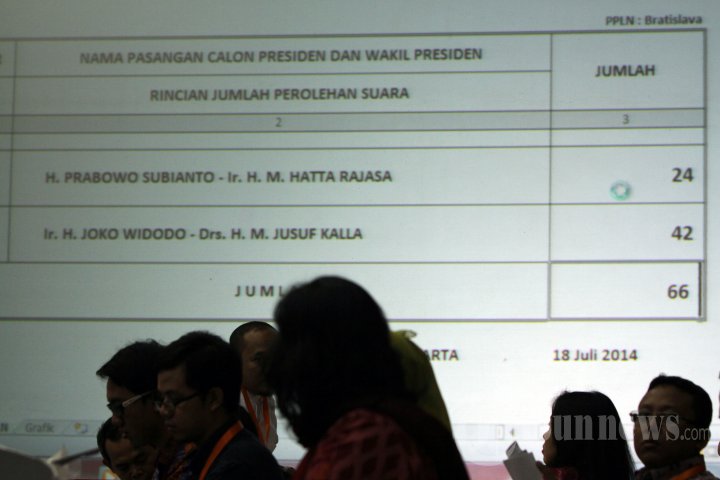 KPU Lanjutkan Rekapitulasi Suara Pilpres Luar Negeri