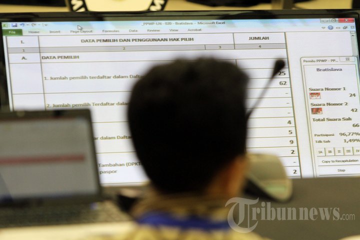 KPU Lanjutkan Rekapitulasi Suara Pilpres Luar Negeri