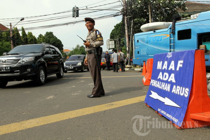 Penjagaan KPU Diperketat Jelang Pengumuman Hasil Pilpres