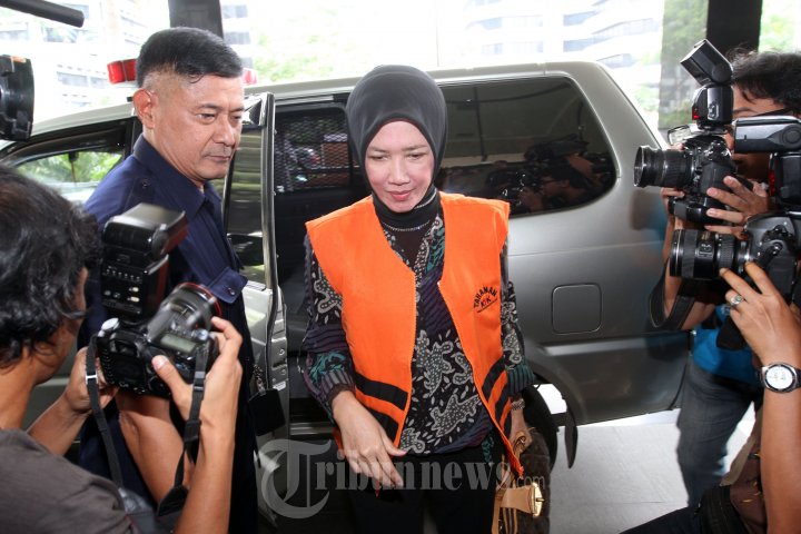 Masyito Herton Istri Wali Kota Palembang Diperiksa KPK