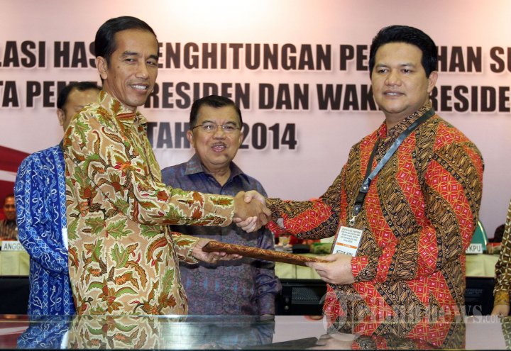 Joko Widodo-Jusuf Kalla Memenangkan Pilpres 2014