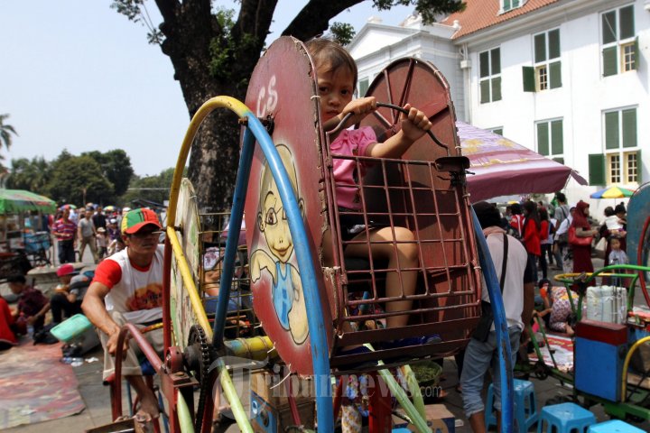 Liburan Lebaran di Kawasan Museum Fatahillah Kota Tua