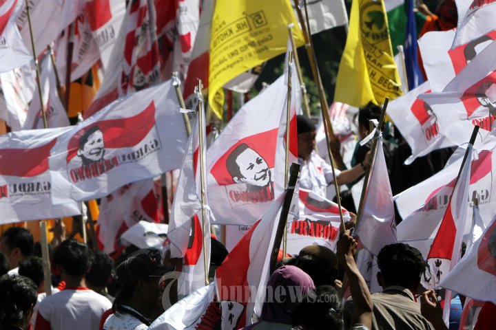 Unjuk Rasa Sidang Sengketa Pilpres 2014