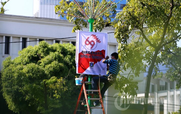 Jelang HUT RI Jakarta Dipercantik