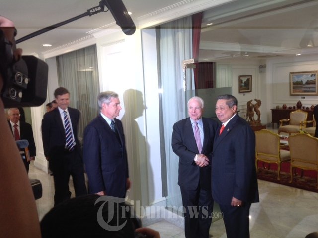 Presiden SBY Terima Enam Senator AS Dipimpin John McCain