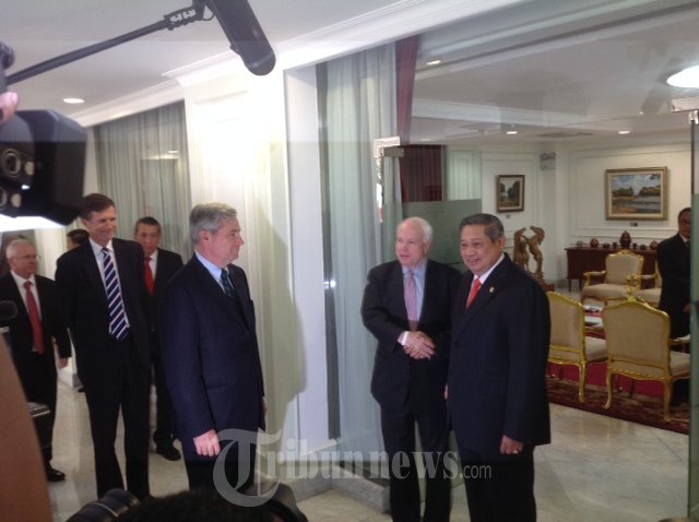 Presiden SBY Terima Enam Senator AS Dipimpin John McCain