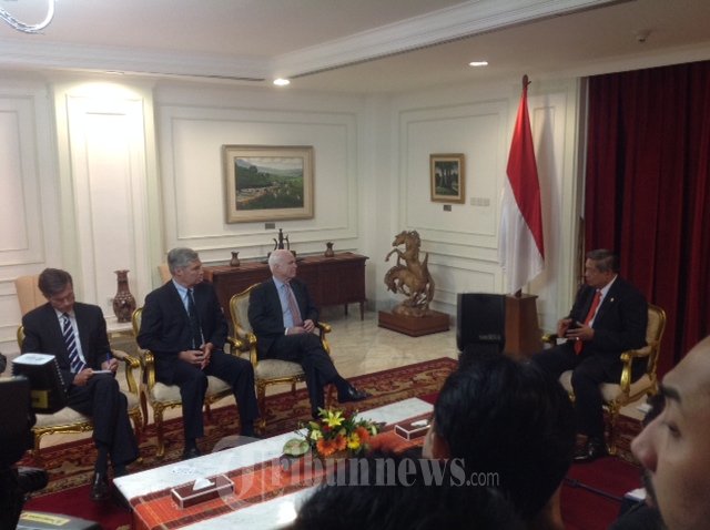 Presiden SBY Terima Enam Senator AS Dipimpin John McCain