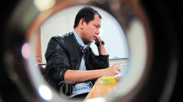 Indra J Piliang di acara Tribun LiveChat