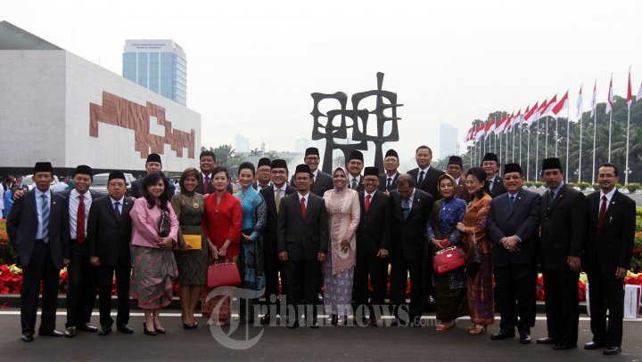 Foto Bersama Usai Mengikuti Pidato Kenegaraan Presiden SBY