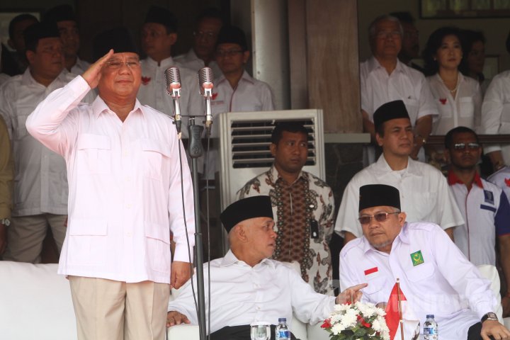 Prabowo Hatta Upacara Kemerdekaan