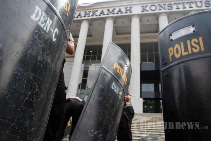 40 Ribu Personil Polisi Siap Amankan MK