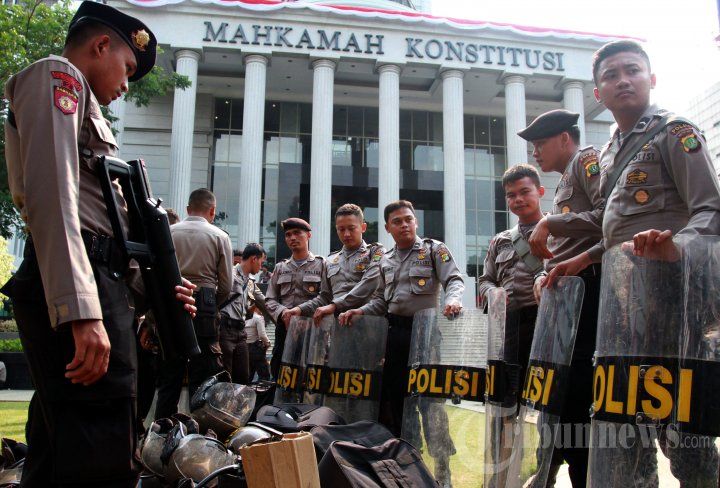 40 Ribu Personil Polisi Siap Amankan MK