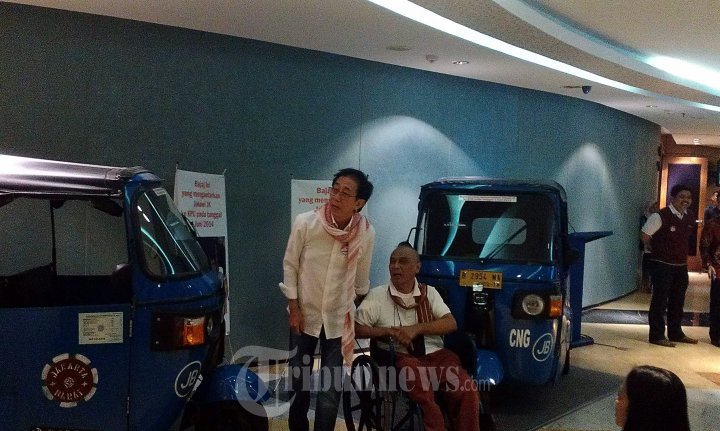 Bajaj Jokowi-JK di Pamerkan di TIM
