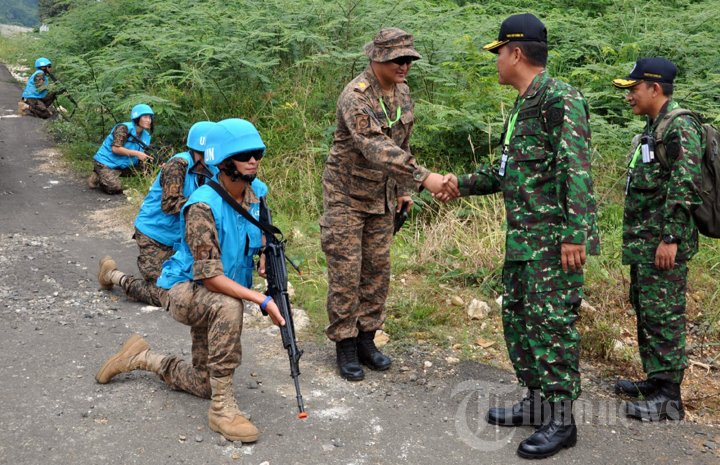 Komandan NETSAFA Tinjau Latihan GPOI